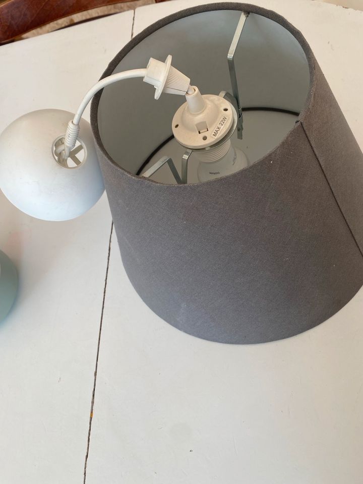 Ikea Lampe Hängelampe grau Hemma 37cm in Kitzingen