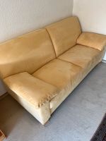 2 Sitzer Couch Gelb Mikrofaser Dekocouch Bayern - Augsburg Vorschau