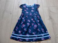 Kleid Gr. 110 dunkelblau mit Blumenmuster Mädchen Kinder Dortmund - Lütgendortmund Vorschau