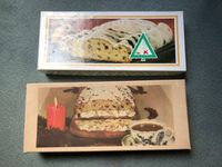 2 Stck DDR Stollen Karton Original Christstollen Weihnachtsstolle Sachsen - Freiberg Vorschau