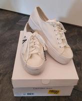 Calvin Klein Sneaker / Damen / Sommerschuh Stoff weiß Größe 37 Nordrhein-Westfalen - Brühl Vorschau