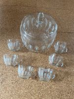 70er Jahre Bowle Set 6 Tassen Vintage Glas midcentury Saarland - Beckingen Vorschau