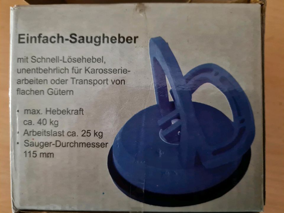 Einfach-Saugheber max. 40kg neu in Rostock