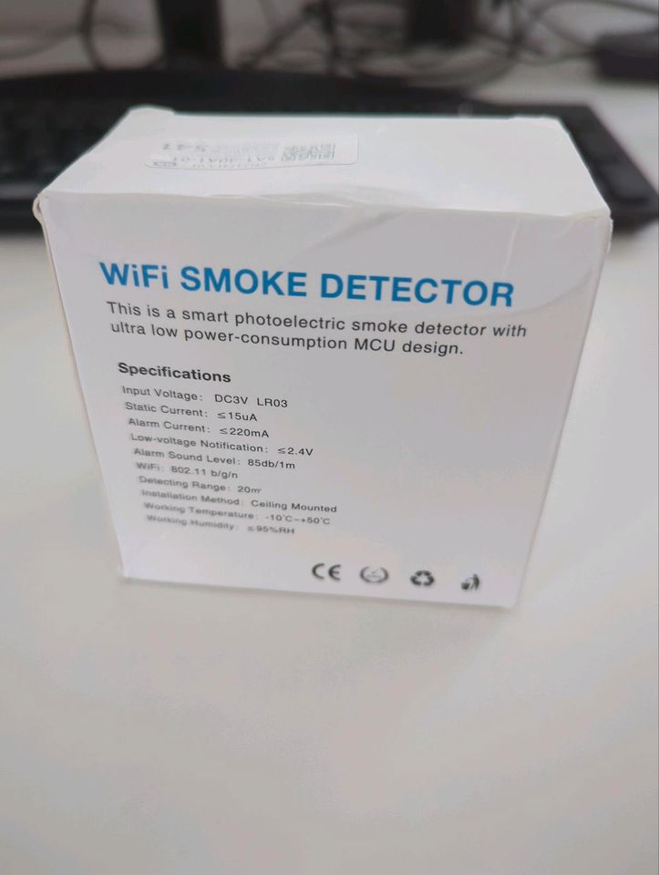 WiFi Rauchmeldelder Tuya Smarthome in Staig