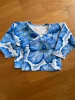 LA-Shirt Wickelshirt 92 blau weiß Blume Baden-Württemberg - Ostfildern Vorschau