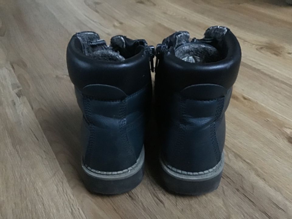 Stiefeletten Stiefel Boots Schuhe m. Reißverschluss Gr.33 schwarz in Bornheim