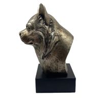 Hund Statue 08 Chihuahua langhaarig Bronze Harz Skulptur Figur Hessen - Karben Vorschau