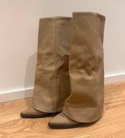 Zara Stulpenstiefel Beige 39 Neu Kr. Dachau - Odelzhausen Vorschau
