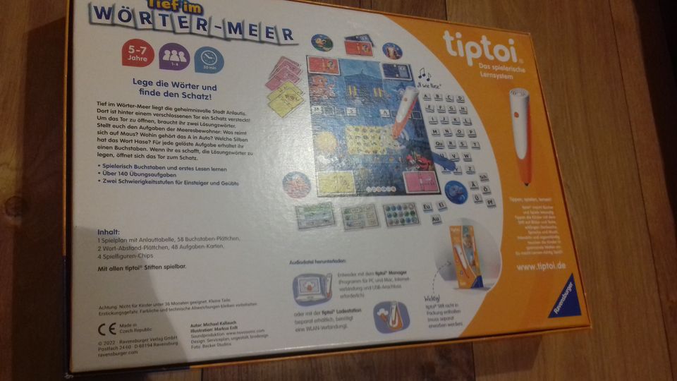 Tiptoi Ravensburger Spiel Wörter Meer NEU in Eisleben