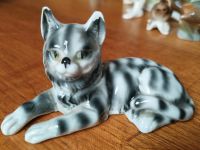 Vintage Porzellan Katze getiegert liegend Münster (Westfalen) - Geist Vorschau