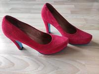 Pumps Plateau High Heels echt Leder super besonders Bayern - Weißenhorn Vorschau