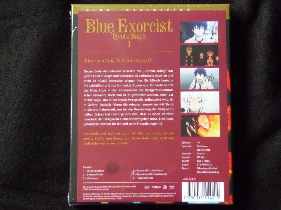 Blue Exorcist: Kyoto Saga - 2. Staffel - Blu-ray 1 OVP Sammelschu in Dortmund