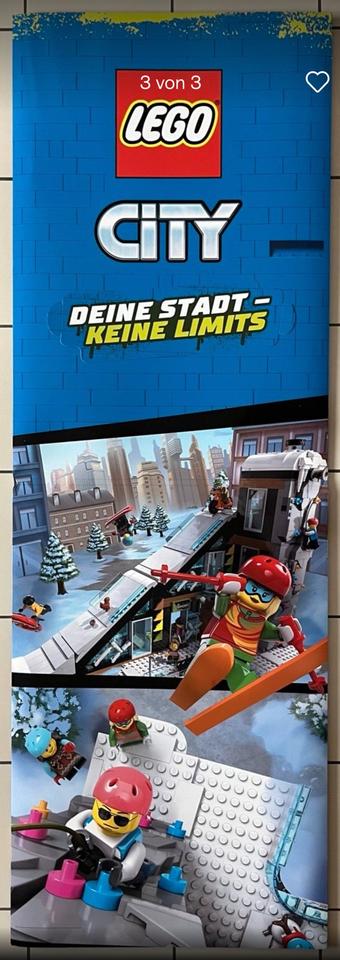 LEGO City Deko Säule Aufsteller ca. 190x 60cm Kindergeburtstag in Dinslaken