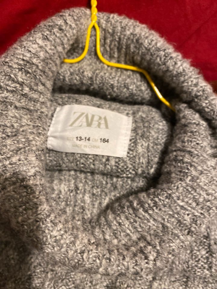 Rollkragen Pullover Zara boys 13/14 Jahre Größe 164 Grau in Essen Freisenbruch