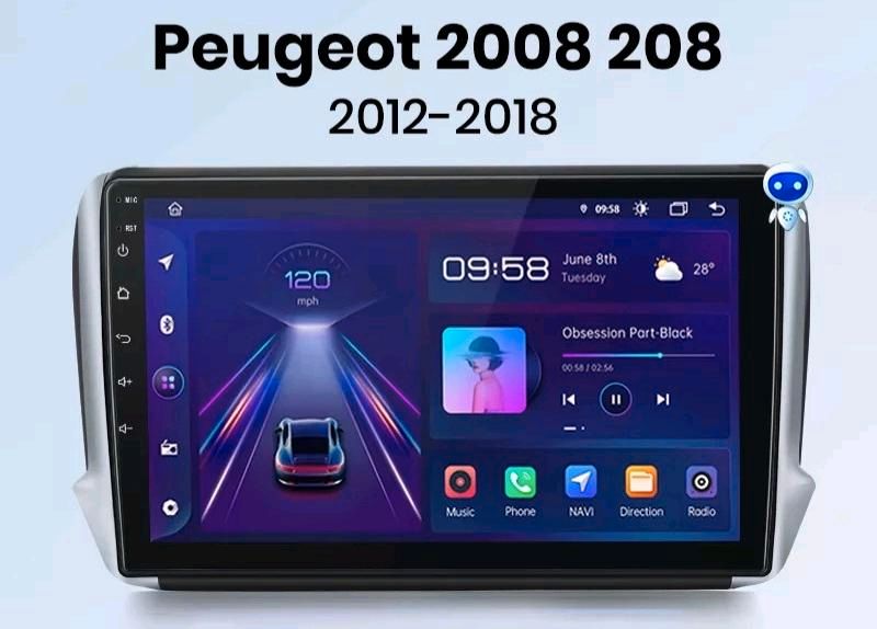 Android Autoradio Peugeot 2008 208 2012 - 2018 in Burghausen