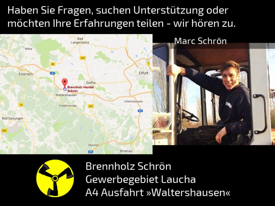 Sommeraktion Kaminholz Brennholz Fichte Buche trocken ofenfertig in Waltershausen
