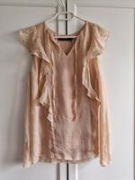 HOCHWERTIGE BLUSE VON HALLHUBER AUS SEIDE UND VISKOSE BEIGE T-SHI Hessen - Offenbach Vorschau