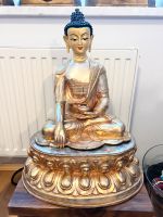 Großer Buddha aus Nepal. Bronze 2-teilig feuervergoldet 48cm Bayern - Neufahrn Vorschau