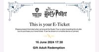 2 Tickets Harry Potter Studios Tour London 16.06. 17:30 Hessen - Kassel Vorschau