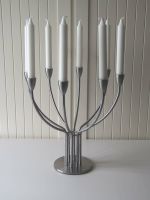 Kerzenständer aus Edelstahl 8 flammig design Hagberg - 33 cm Mitte - Gesundbrunnen Vorschau