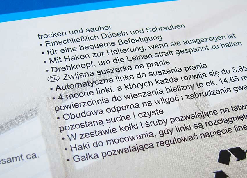 Automatische Wäscheleine ausziehbar für Innen geeignet Wäsche in Lauterecken