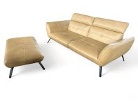 ‼️-62%‼️Leder Bellingham  Poco Mega XXL 3er-Sofa mit Hocker Couch Sachsen-Anhalt - Stendal Vorschau