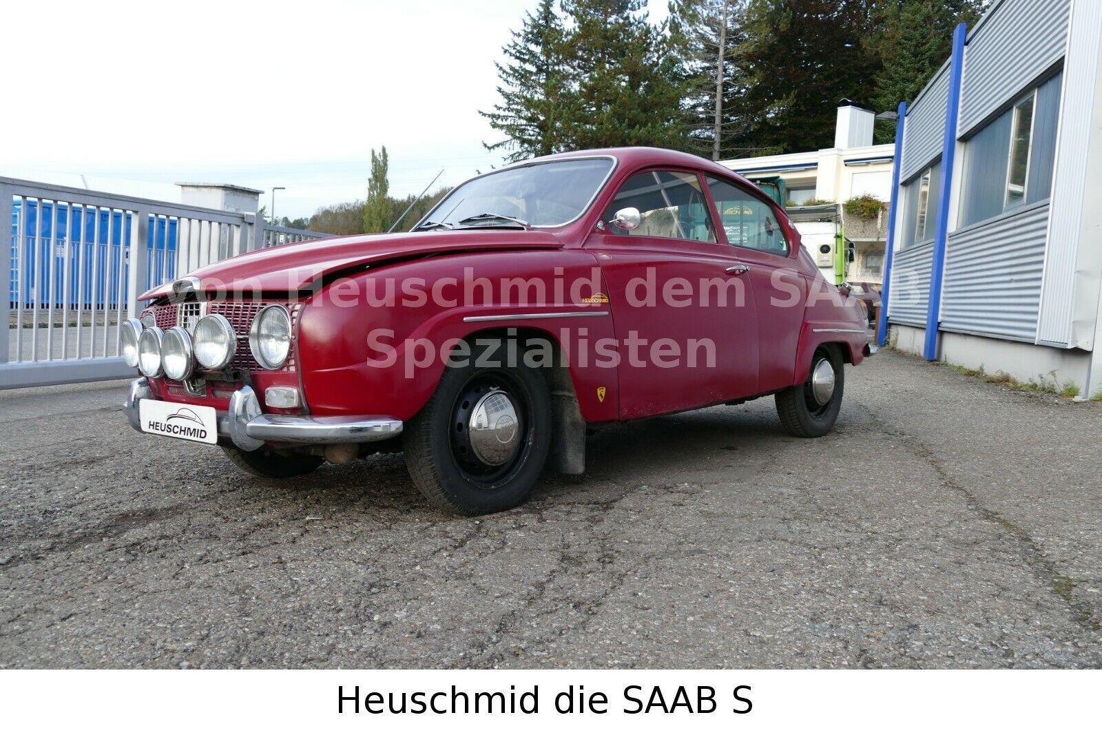 Abbildung des Autos Saab 96 Oldtimer mit H-Z…