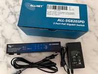 5-Port PoE Gigabit-Switch inkl. PoE-Netzteil (ALL-SG8205PD), OVP Essen - Bredeney Vorschau