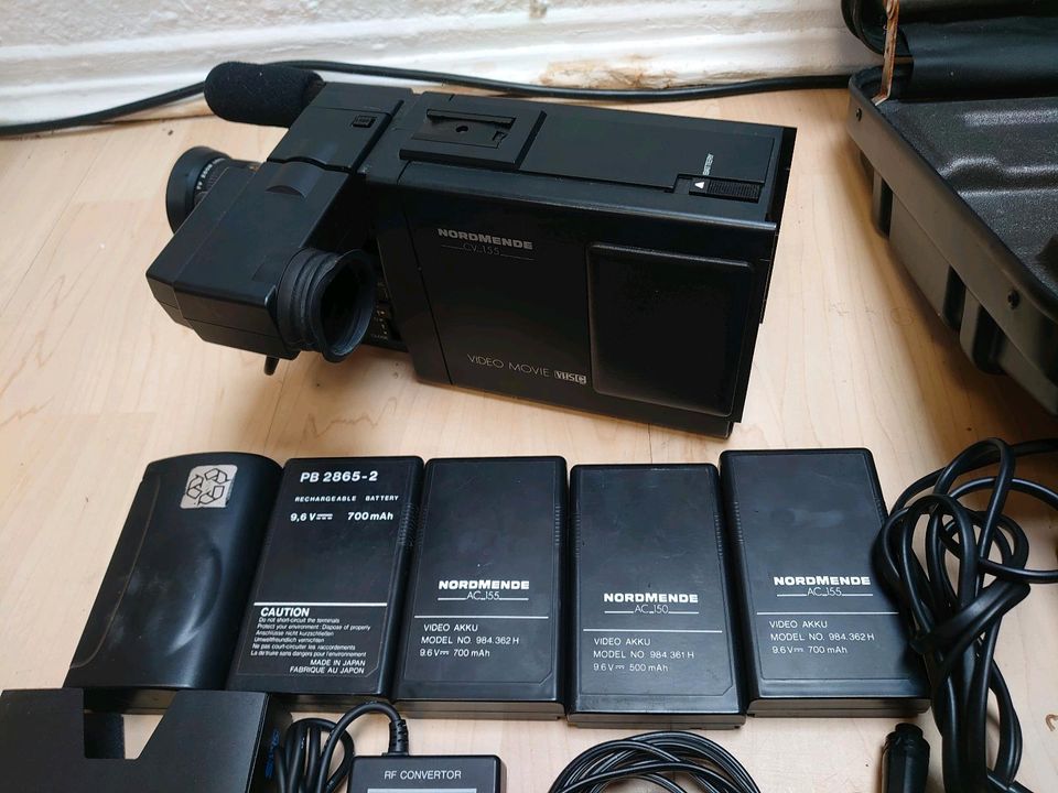 Nordmende CV155 Videokamera VHS Voll funktionsfähig Antike Raritä in Reinbek