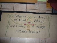 alter WANDBEHANG mit SPRUCH-gestickt 40er Jahre Berlin - Treptow Vorschau