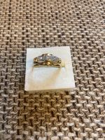 14 k Gold Ring mit 3 Diamanten 2/2,2 mm(0,03/0,04 k x 3)Gr58 Nordrhein-Westfalen - Velbert Vorschau