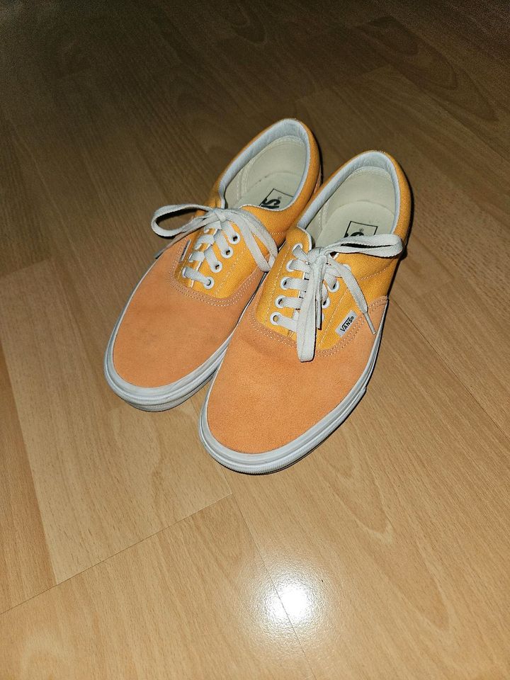 Vans Orange 2-farbig mit Leder in Neuss