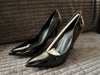 Schwarze Lack High Heels Niedersachsen - Zeven Vorschau