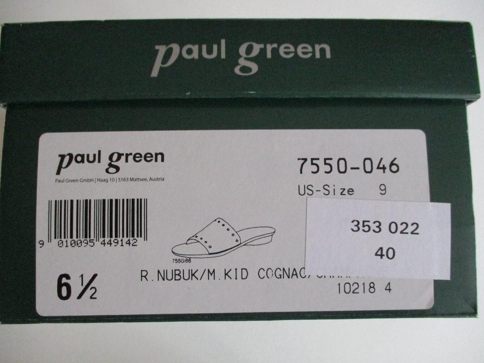 Paul Green Pantoletten - Gr. 6,5/40 - cognac "schön - neuwertig" in Saarbrücken