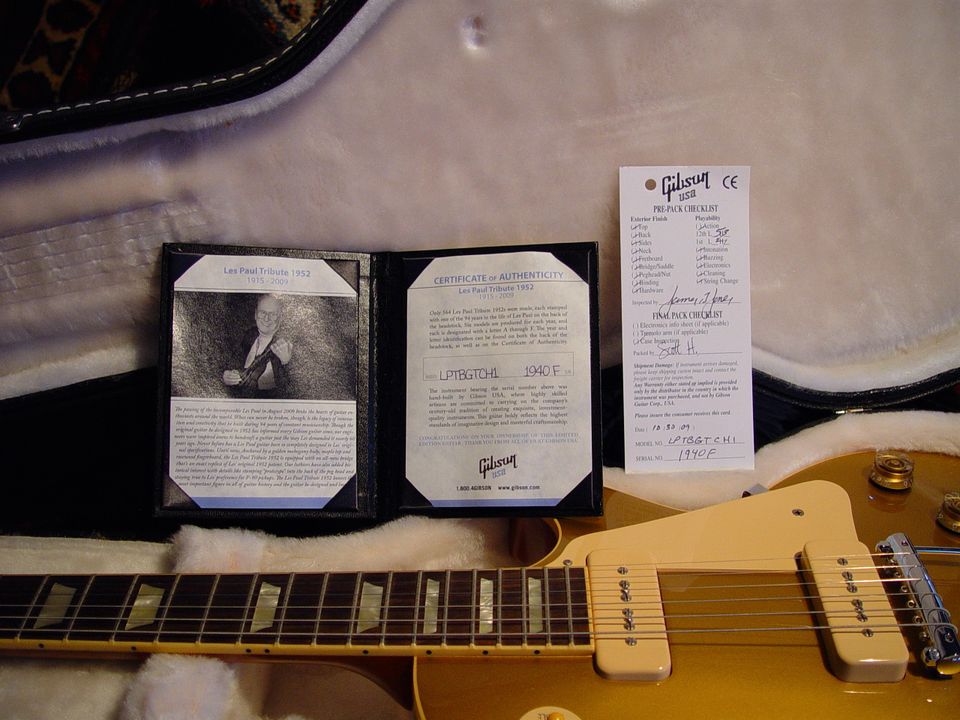 Gibson Les Paul Goldtop 1952 Prototype Tribute Reissue in Herzogenaurach