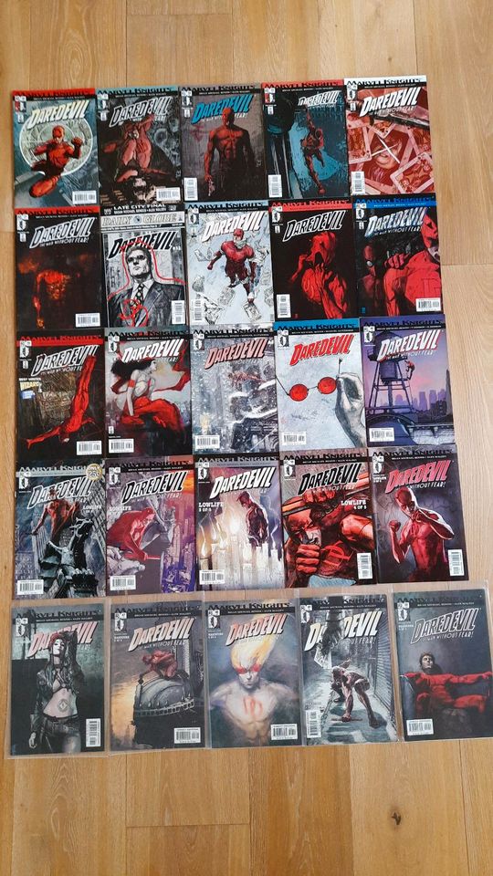 Daredevil Bendis Brubaker komplett 16-19,28-119,500 Marvel Comic in Ottobrunn