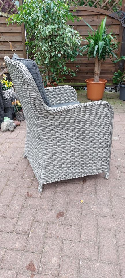 Polyrattan Sessel, Garten Stuhl, 4 Stück in Wanfried