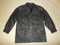 Lederjacke Herren Gr. 52 / 54 Schwarz Niedersachsen - Visselhövede Vorschau