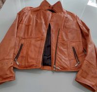 Echte Nappaleder Jacke von Biba Orange Damenbekleidung Jacken Nordrhein-Westfalen - Erkrath Vorschau