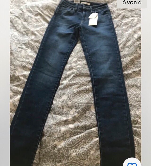 Neue Levi’s Jeans Damen Größe 26/32 High Rise Skinny 721 in Völklingen