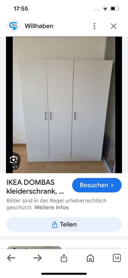 Kleiderschrank Ikea in Brilon