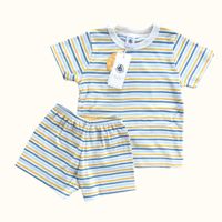 Jungen Schlafanzug kurz | gestreift | 104 | NEU ♡ Petit Bateau ♡ Bayern - Saldenburg Vorschau