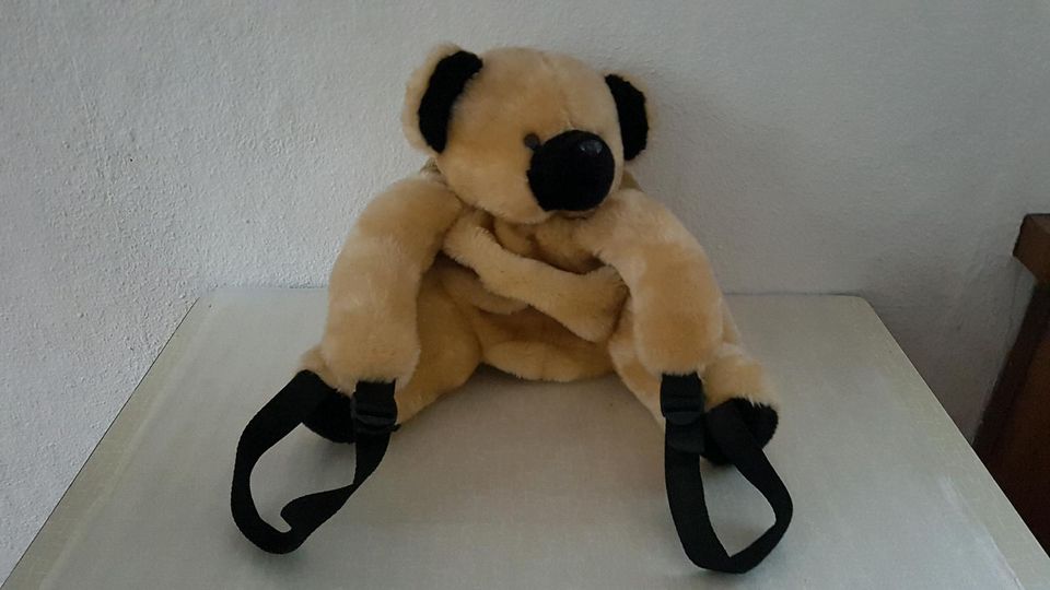 Kinder-Rucksack / Plüsch-Rucksack Teddybär in Aerzen