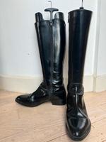 Stiefel Damen schwarz / mit elastischem Schaft / Glattleder Brandenburg - Kleinmachnow Vorschau