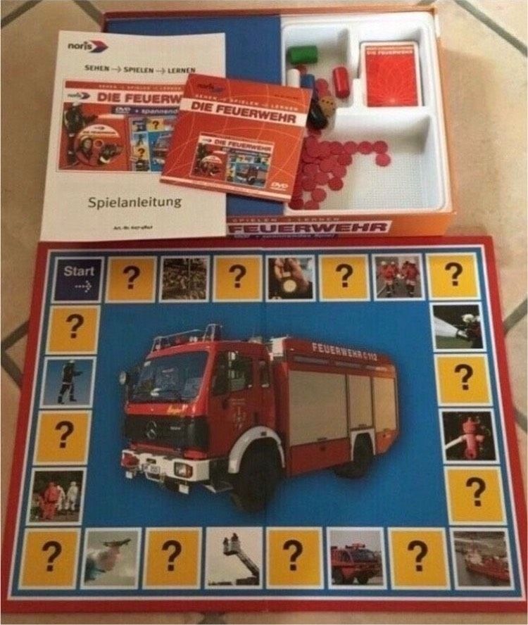 Spiel und DVD "Die Feuerwehr“ von Noris ab 6 Jahren in Hagenburg