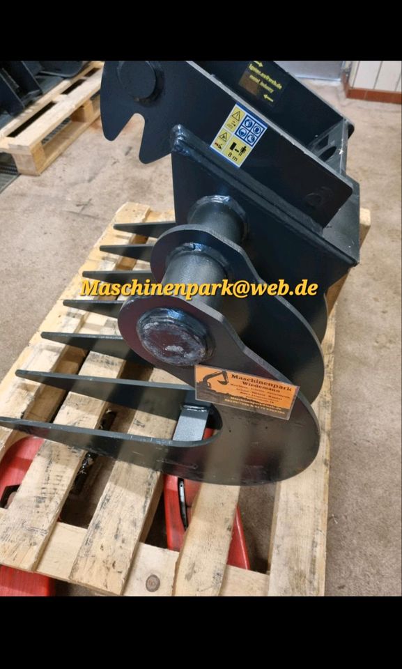 ✅️ 80cm - MS03 - Roderechen - Rodehaken - Minibagger Bagger in Langenneufnach