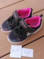 Turnschuhe für Mädchen, Größe 26, schwarz-pink Bayern - Wurmannsquick Vorschau