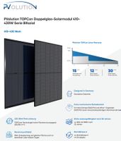 PVolution TOPCon Doppelglas-Solarmodul 410-430W, designed in Germany, langlebig & leistungsstark, Solarpanel PV-Modul Solar Panels Photovoltaik Solaranlage Solarzelle Solarplatten Solarpanele Nordrhein-Westfalen - Paderborn Vorschau