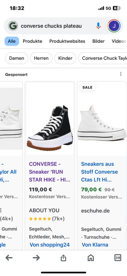 Converse chucks 39 in Prüm