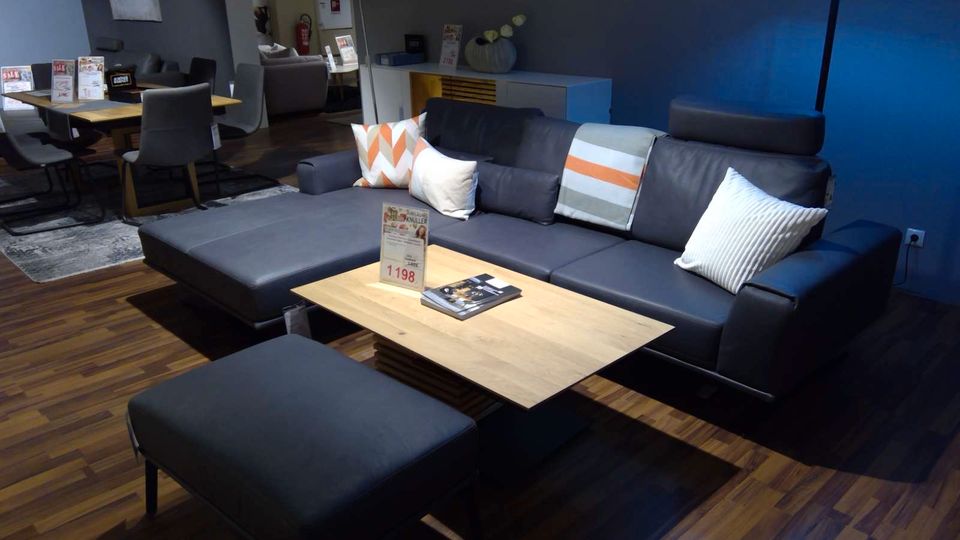 Schöner Wohnen Stage Ecksofa Sofa Couch Wohnlandschaft Ledersofa in Mayen